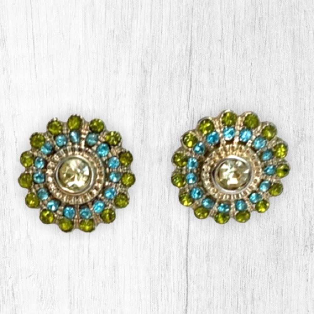 New Lauren Conrad Green and Blue Earrings